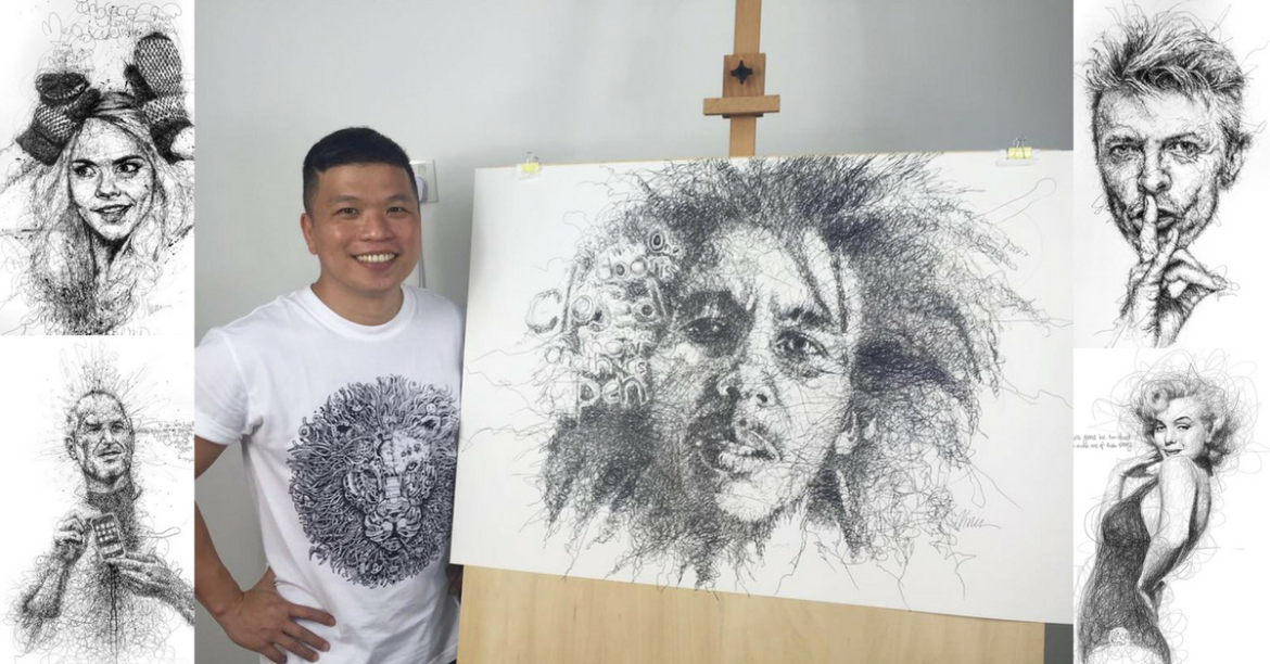 Vince Low: Scribble Artist Doodles for a Living