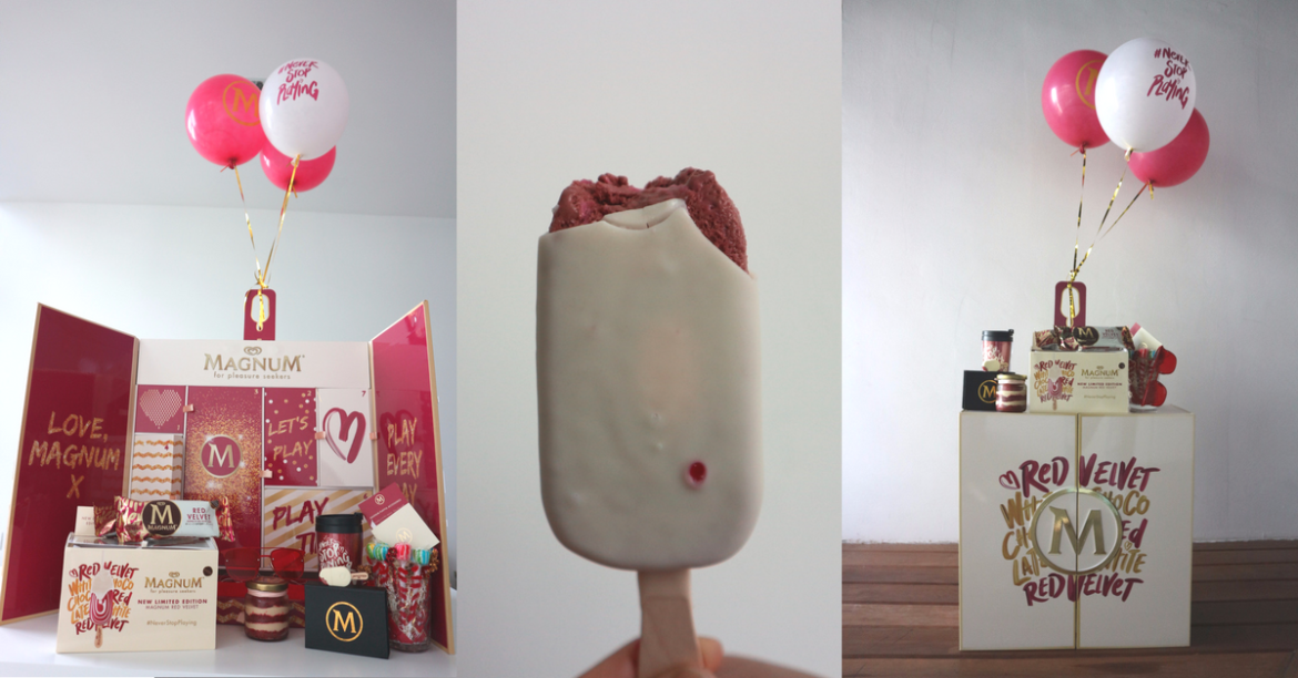 Red Velvet Ice Cream? Magnum’s Latest Flavour Reminds Us To #NeverStopPlaying