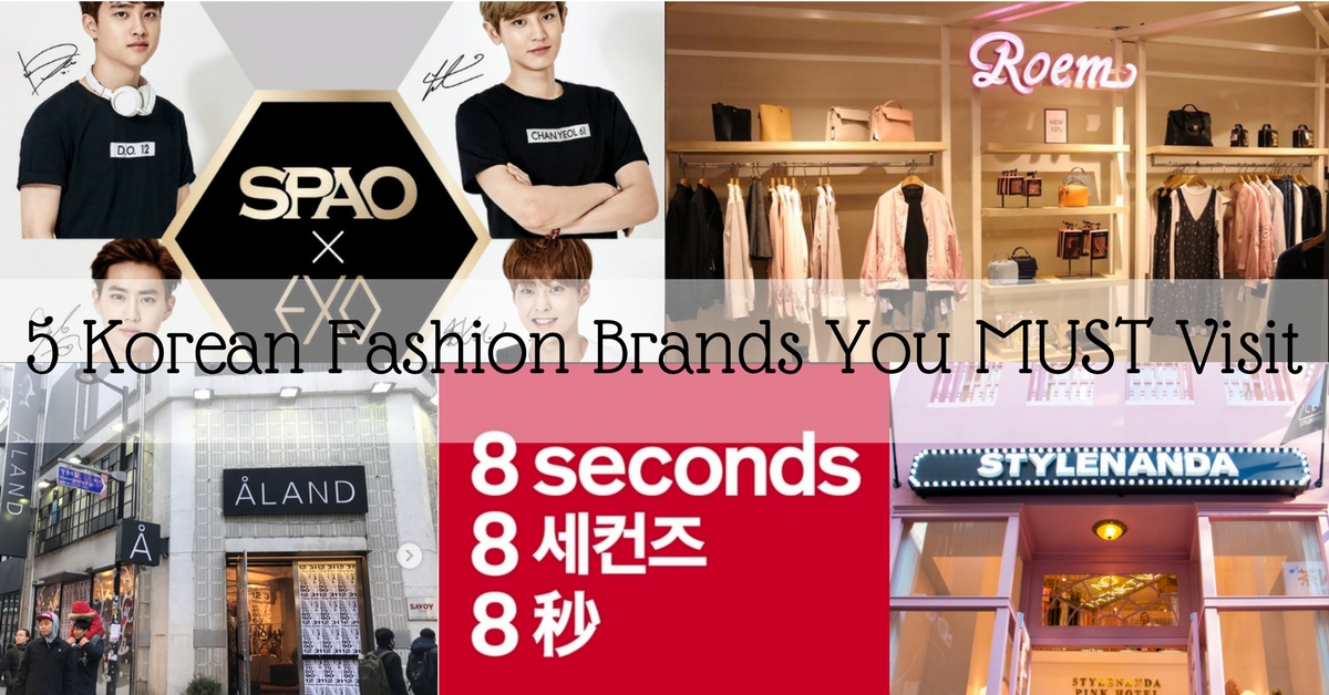 5 Korean Fashion Brands You Need To Visit – SevenPie.com: Because ...