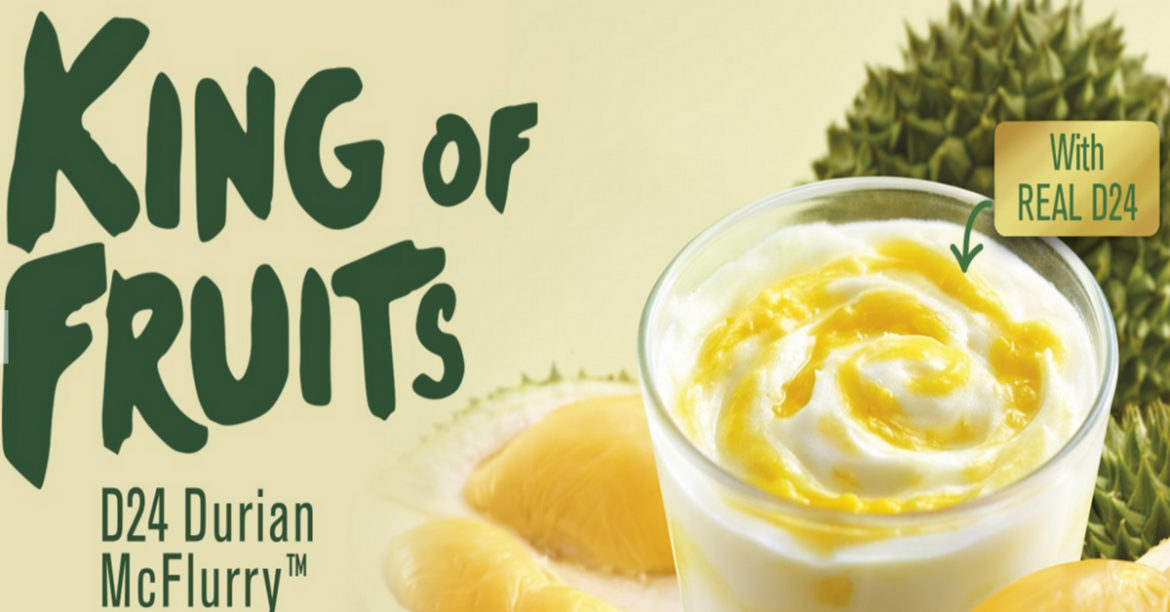 D24 Durian McFlurry Is Back On McDonald’s And We’re Absolutely Lovin’ It!