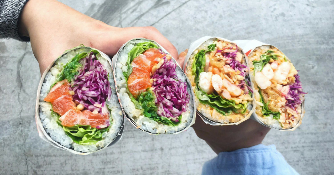 What Happens When Japan Meets Mexico? Sushi Burritos!