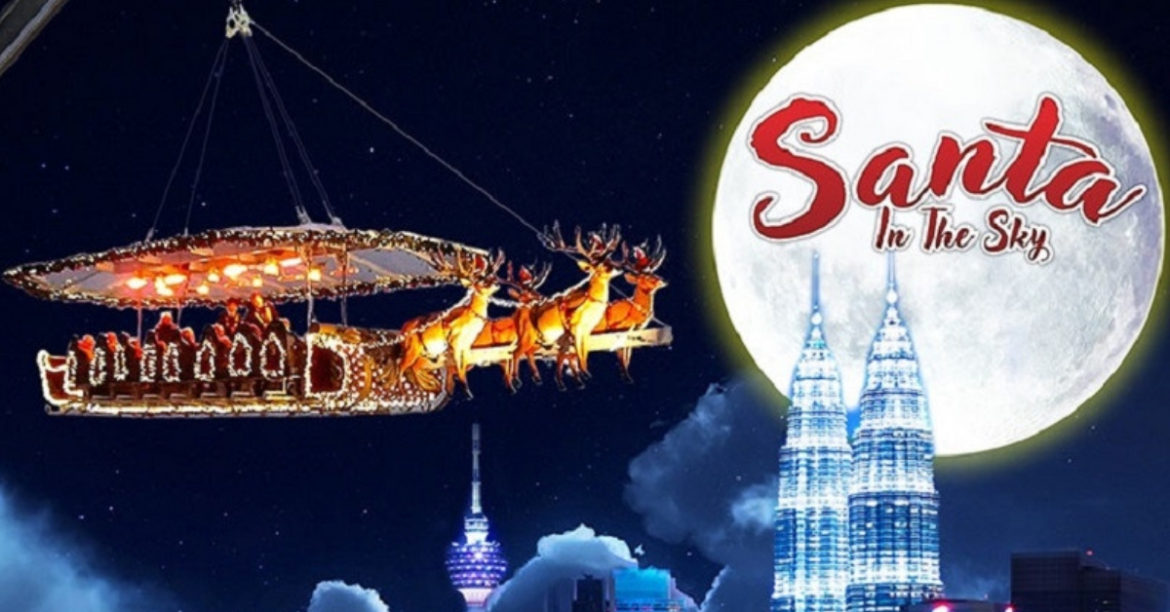 Celebrate This Christmas With Santa In The Sky