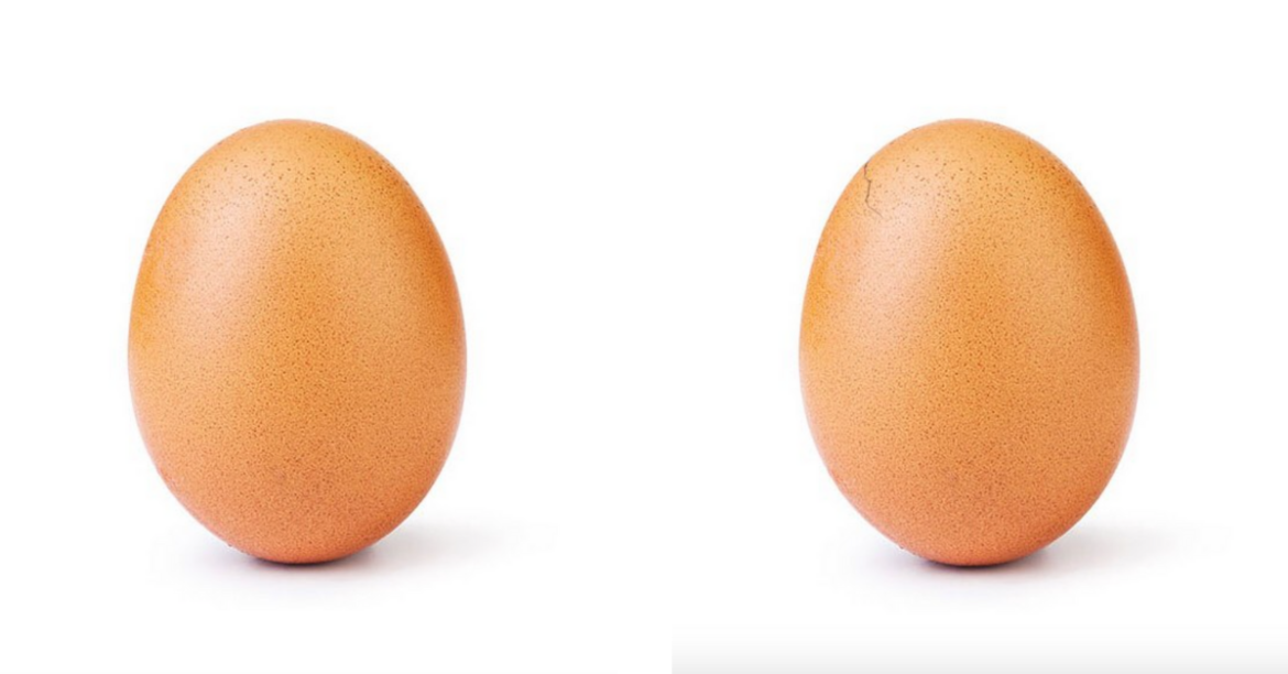 The World’s Most Liked Egg Is Starting to Crack?!