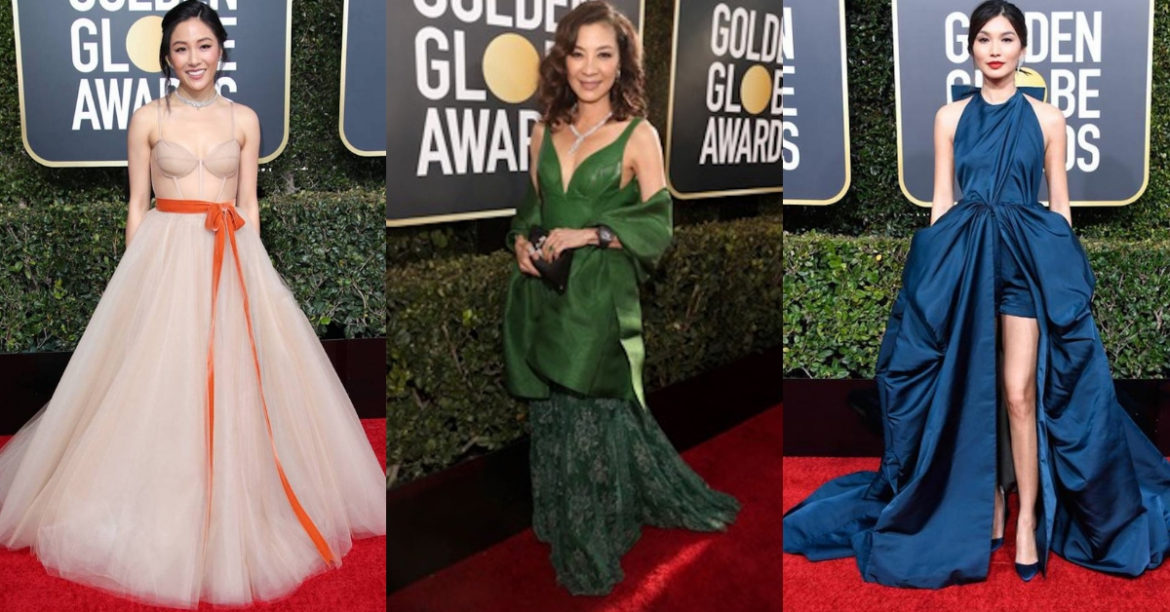 The Casts Of Crazy Rich Asians Have Us Obsessed With Their Golden Globe Looks. Here Are Our Top 5 Looks!