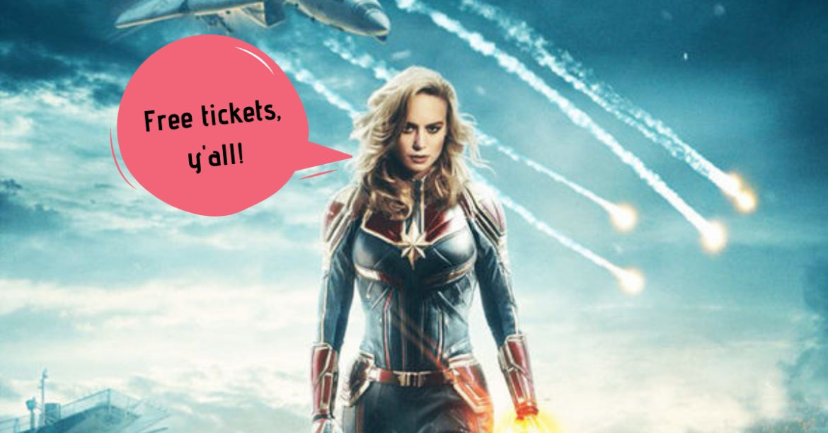 TGV Cinemas Is Offering Free Tickets To Catch “Captain Marvel” For All Women On International Women’s Day!