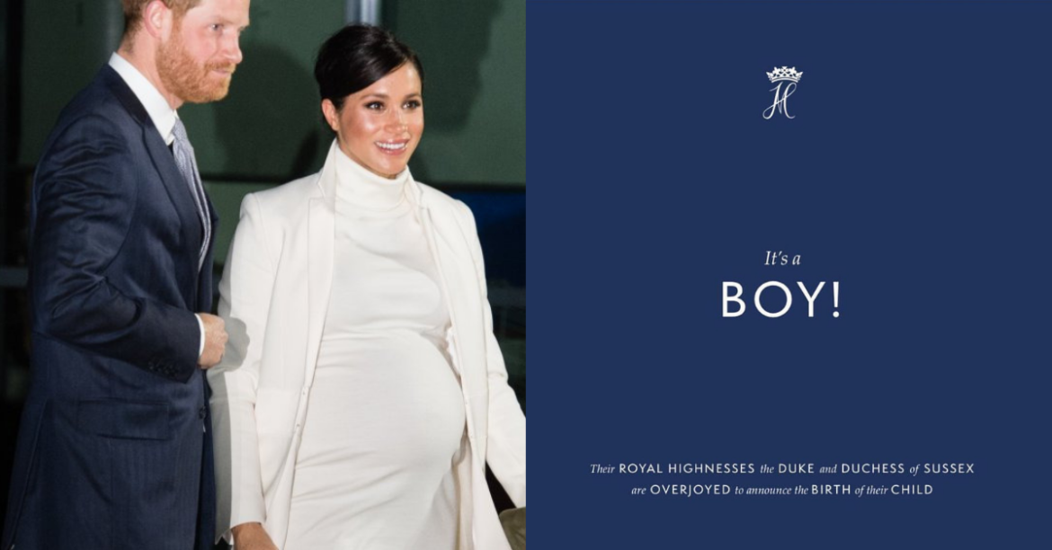 The Duke and Duchess of Cambridge, Prince Harry and Meghan Markle Welcome Their Firstborn Son!