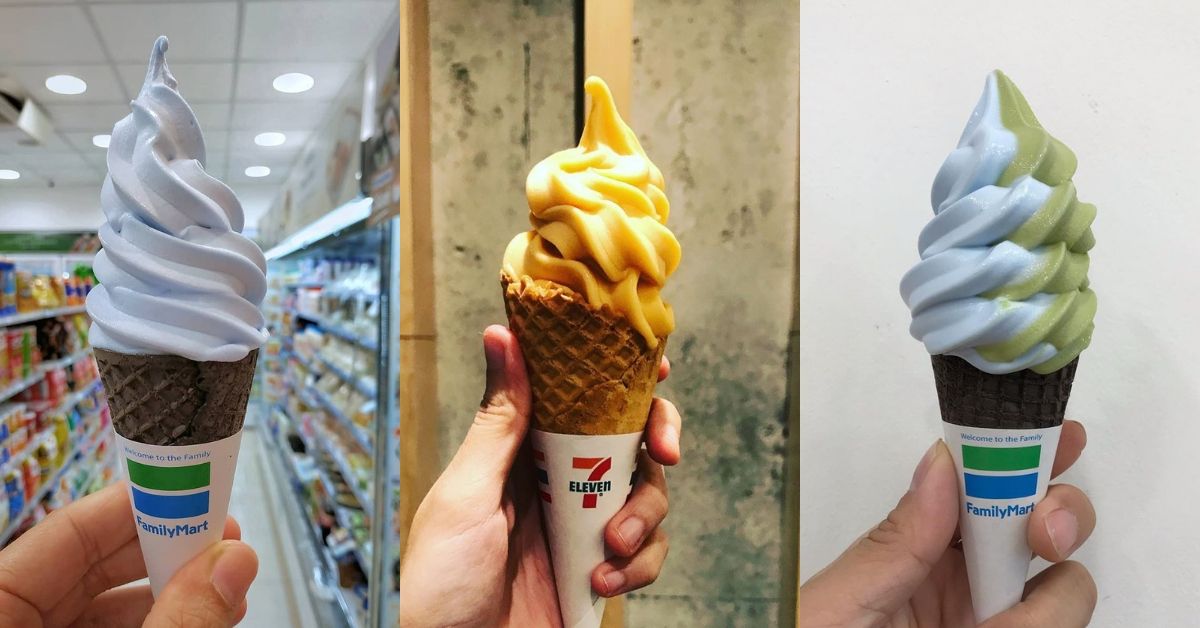 7-Eleven And Family Mart Put A Twist To Ice Cream With 3 New Whacky