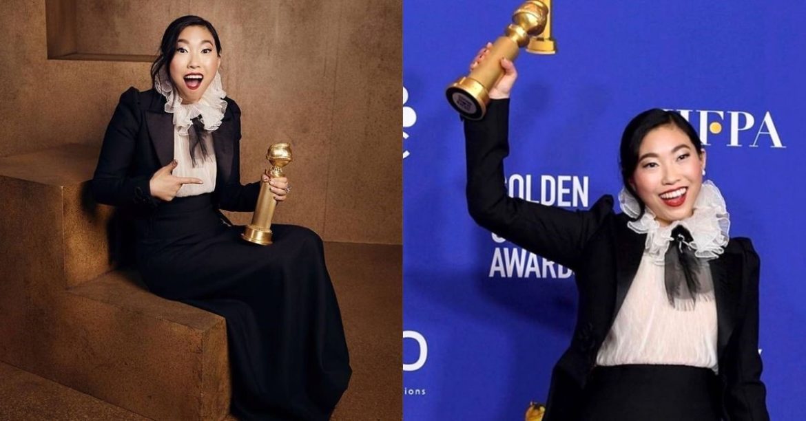 Awkwafina Made History As The 1st Asian-American Woman To Win The Golden Globe Awards!