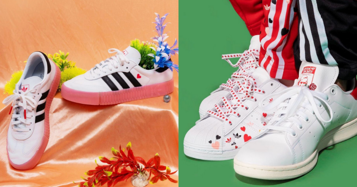 Looking To Impress Your Date This Valentine’s Day? Check Out This Limited Edition Adidas Stan Smith And Continental 80 Shoes!