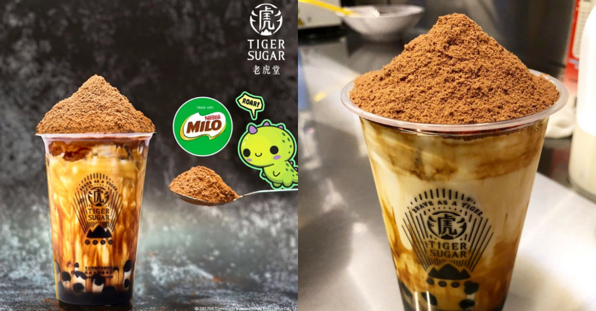 Our Childhood Fantasy Has Finally Come True! Tiger Sugar Just Launched A Milo Dinosaur Brown Sugar Boba Milk And It’s To Die For!