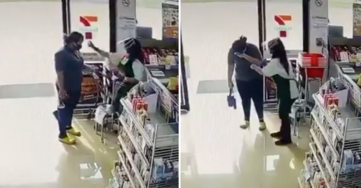 Store Worker Accidentally Sprays Costumer’s Eyes With Hand Sanitizer After Mistaking For A Thermometer