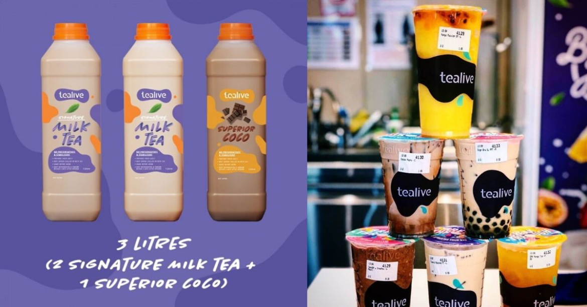 Get These Ready-To-Drink Tealive Brews And Enjoy Bubble Tea From The Comfort Of Your Own Home!