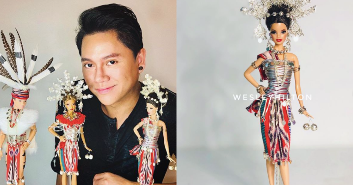 Local Hailing All The Way From Sarawak Crafts Incredible Bornean Barbie Dolls To Pay Homage To His Cultural Roots