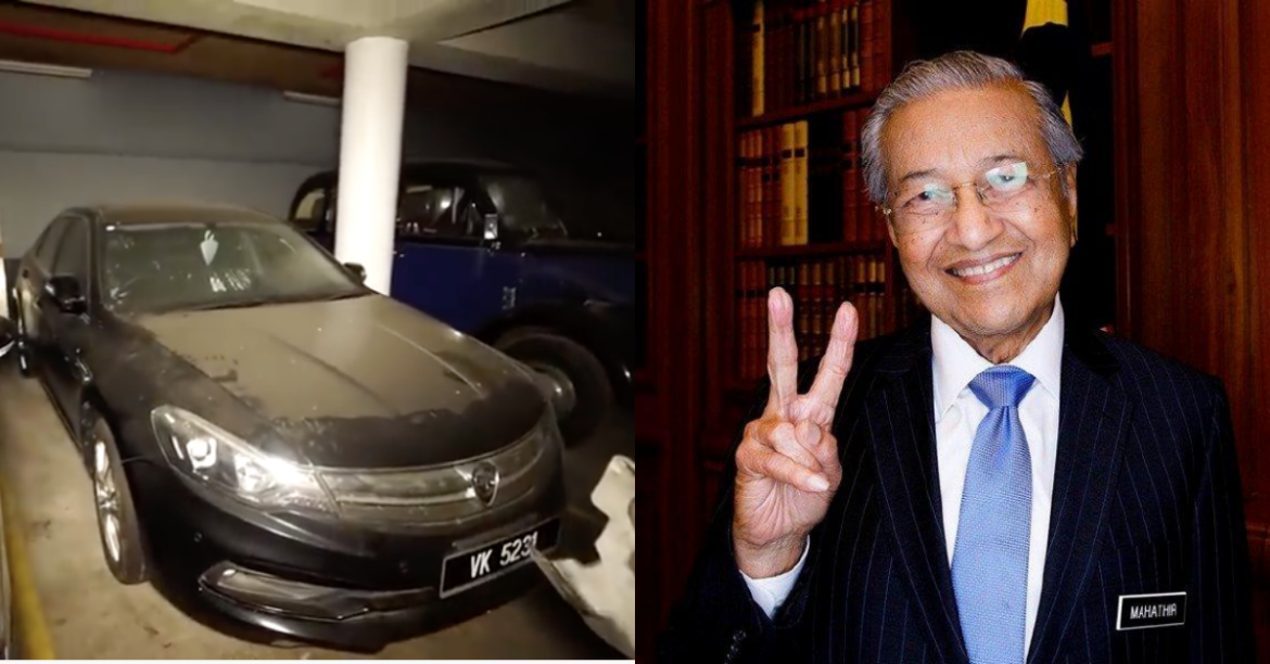 These British YouTubers Found An Old Proton Perdana That Belongs to Tun M, In An Old Abandoned Building In The UK !