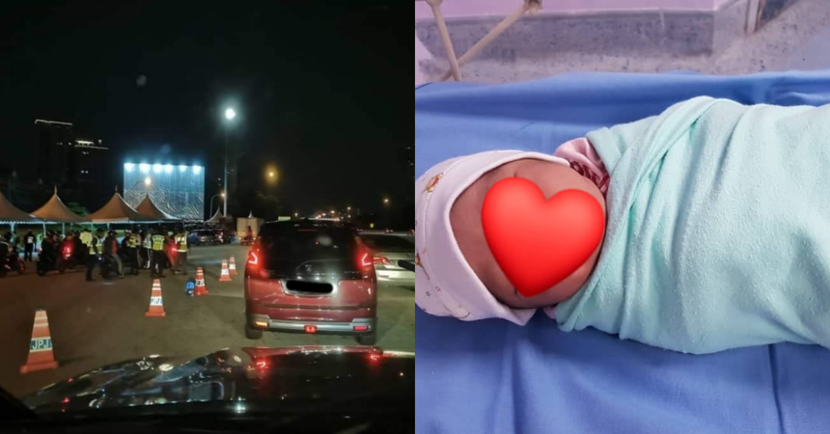 Malaysian Man Helps Pregnant Wife Deliver Baby In The Car After Being Stuck In Traffic!