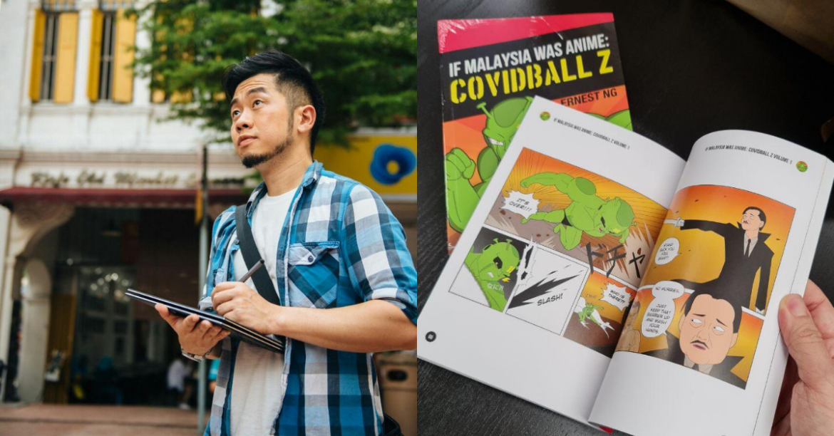Featured Interview: Ernest Ng A Cartoonist That Turned Malaysia’s Fight Against Covid-19 Into Webcomic Series ‘Covidball Z’ !