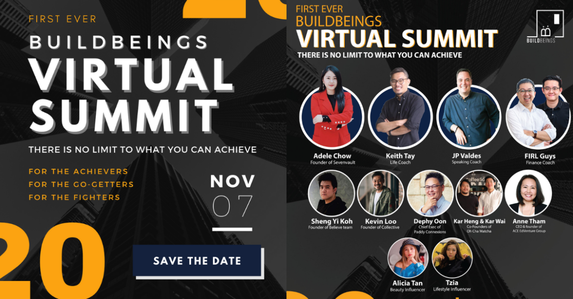 BUILDBEINGS First Ever Virtual Summit Is Happening With Over 11 Speakers and 2 Special Guest!