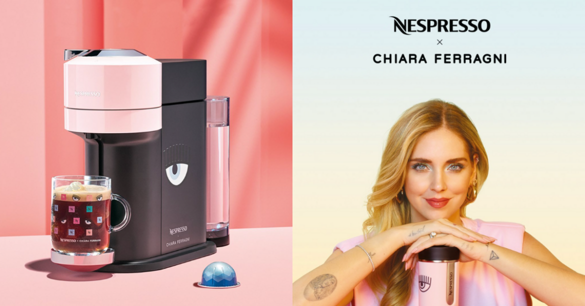 We Want It! Pink Nespresso Coffee Machine Inspired by Chiara Ferragni