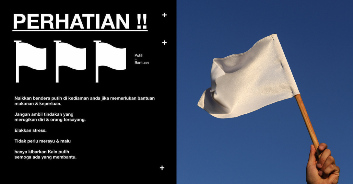 #WhiteFlagCampaign — Send Support To The Needy