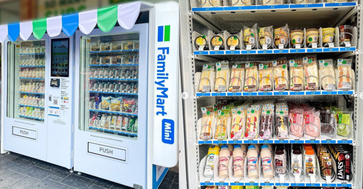 FAMILYMART MALAYSIA DROPPED THEIR FIRST VENDING MACHINE THAT GIVES US JAPAN VIBES