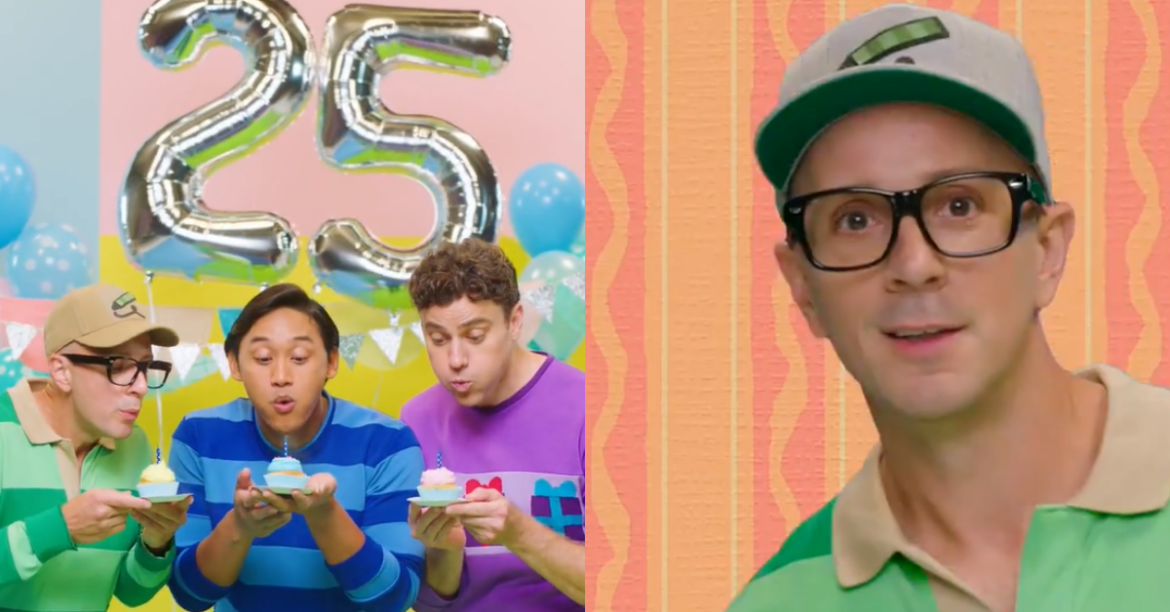 “I NEVER FORGOT YOU”: BLUE’S CLUES’ STEVE BURNS APPEARS IN TOUCHING 25TH ANNVERSARY VIDEO
