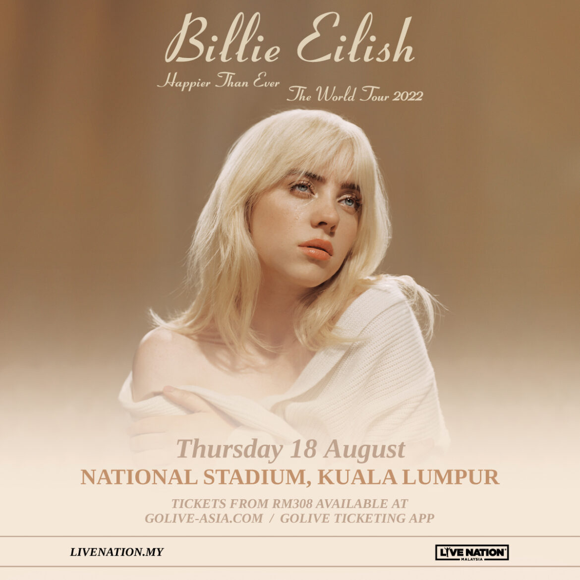 BILLIE EILISH’S LIVE CONCERT IN MALAYSIA, AUGUST 18