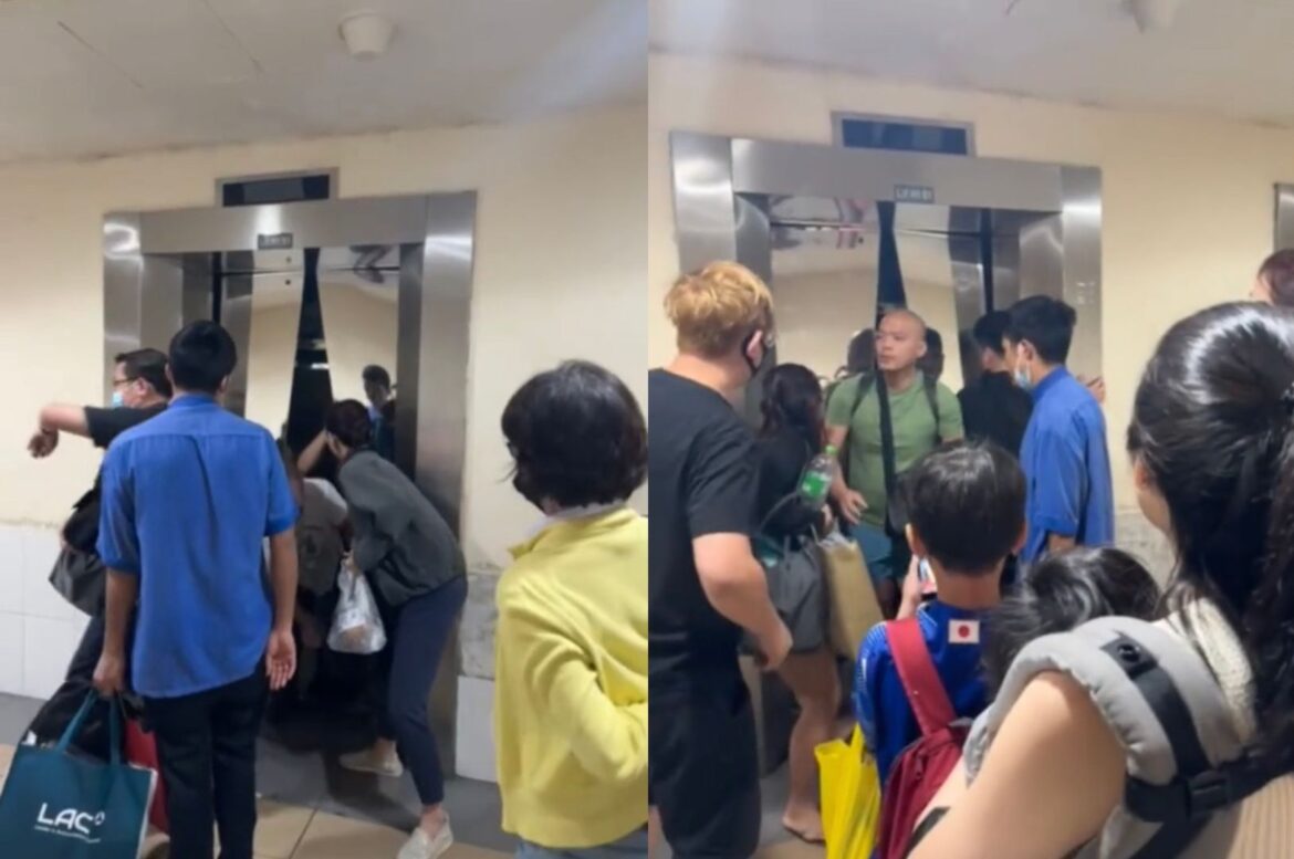 ELEVATOR FULL OF PEOPLE AT JOHOR HOTEL FALLS 4 FLOORS, VICTIMS HAD TO FORCE OPEN DOORS WHEN NO HELP CAME