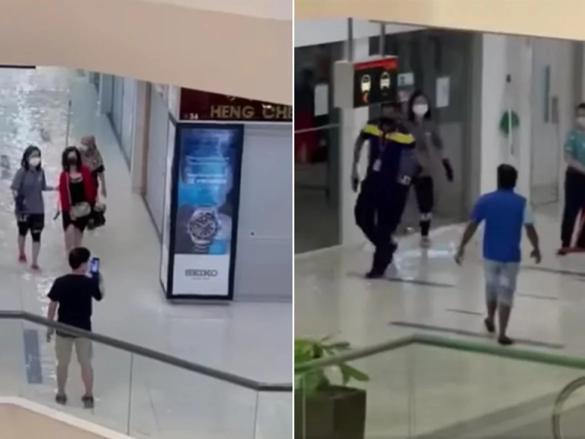 HEAVY RAIN CAUSES FLASH FLOODS, DISRUPTS POPULAR MALL AND TRANSPORTATION IN SUBANG JAYA