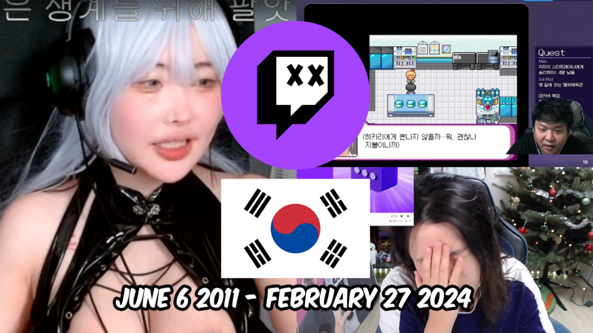 SOUTH KOREAN TWITCH STREAMERS STAGE FINAL DAY PROTEST WITH SURGE OF ADULT CONTENT