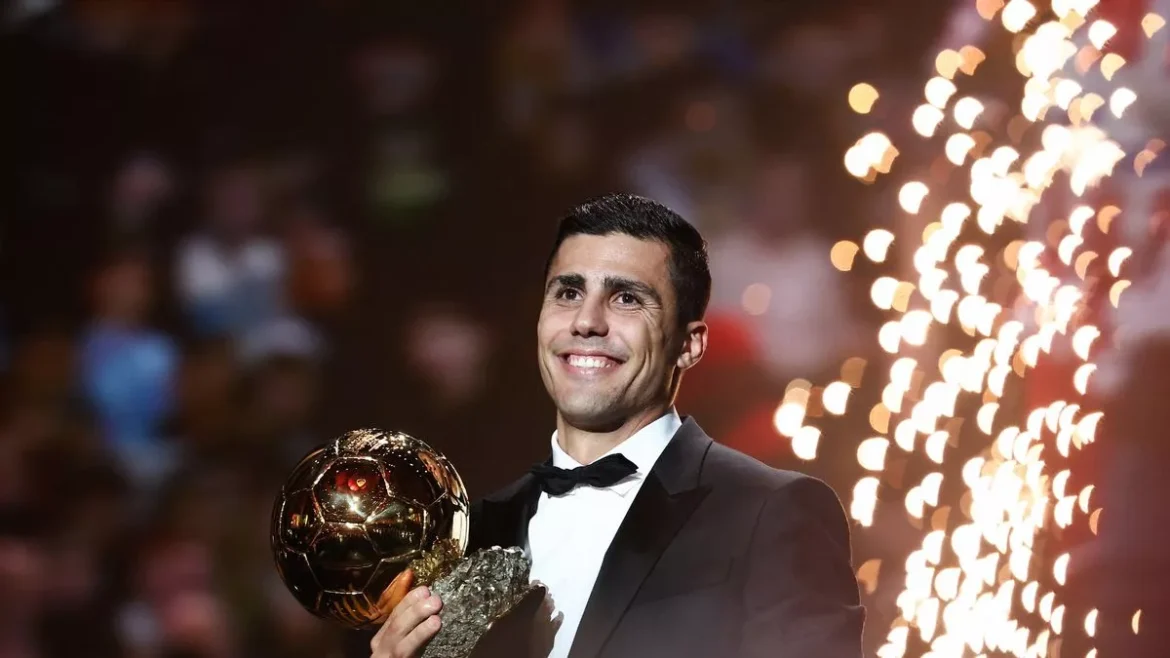 RODRI NAMED WINNER AT BALLON D’OR 2024 AFTER PREMIER LEAGUE