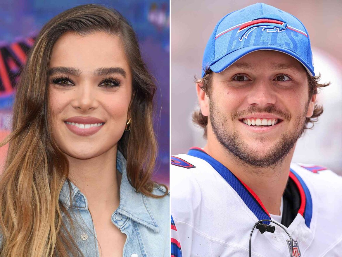 JOSH ALLEN, HAILEE STEINFELD MAKE RARE PUBLIC APPEARANCE TOGETHER BEFORE BILLS MNF GAME