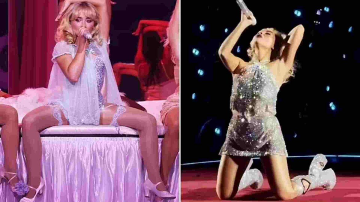 SABRINA CARPENTER SHOCKS FANS WITH SEXUAL ONSTAGE MOVE: ‘IS THIS FOR KIDS?